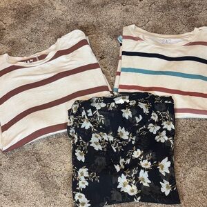 Women’s Maurice’s large and XL shirt lot
